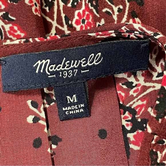 MADEWELL Silk Garden Top in Lassi Flower - Picture 5 of 8